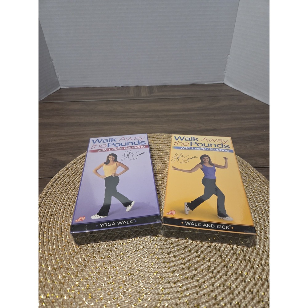 Leslie Sansone Walk Away The Pounds Set Of Two,  Yoga Walk, Walk And Kick